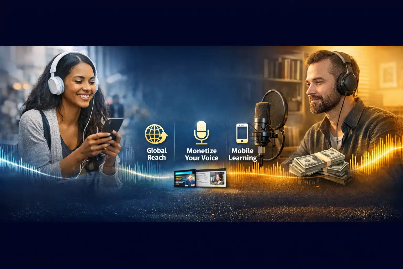 Audiobooks for Smart Learning & Passive Income: Turn Your Voice Into a Scalable Asset with VoiceIncome